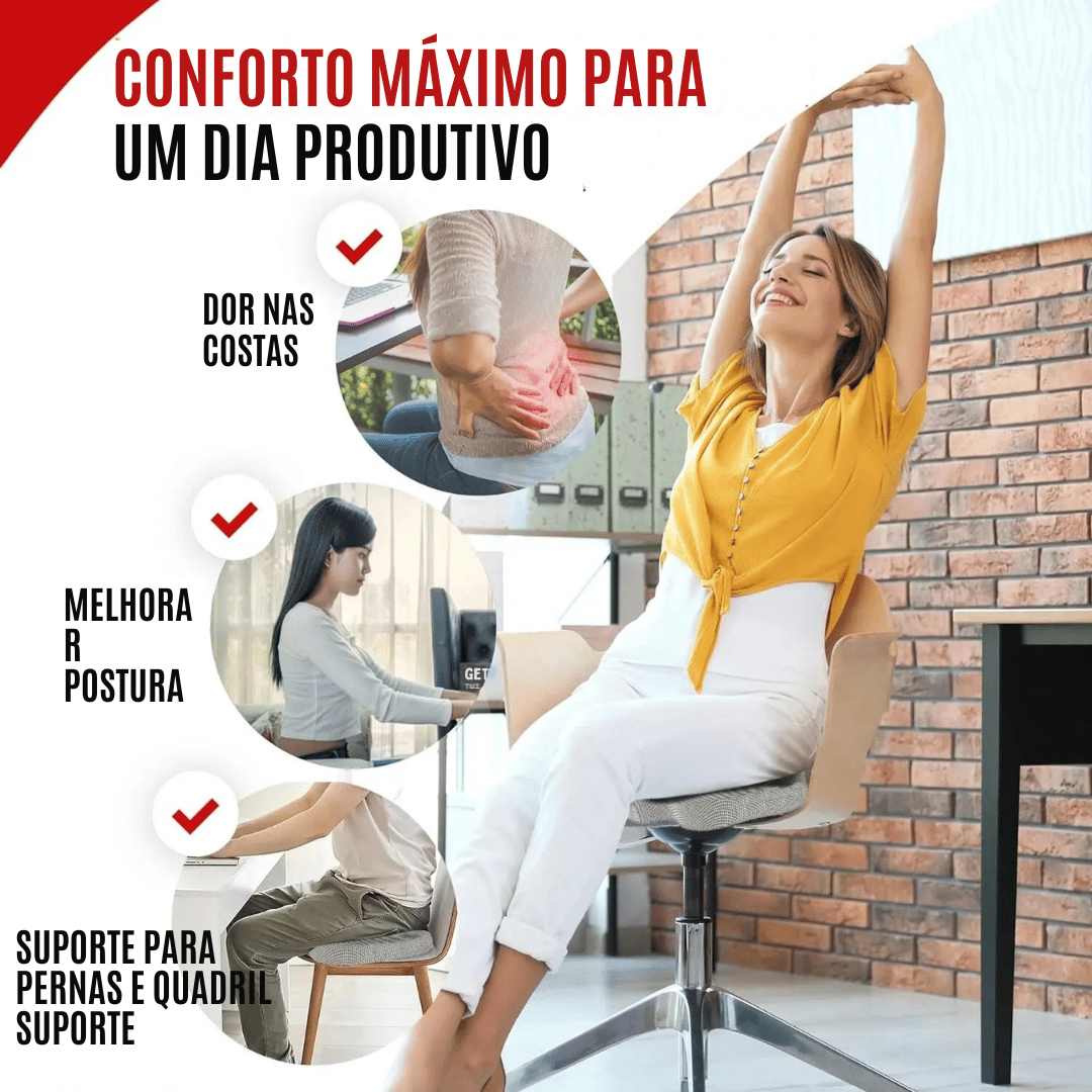 Almofada Ergonômica de Espuma de Memória