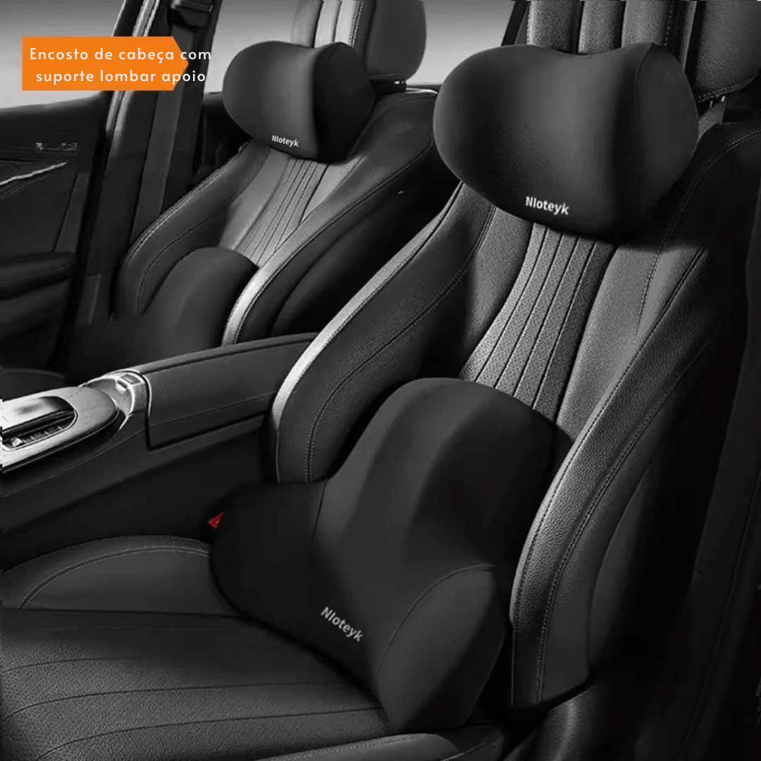 Almofada de Pescoço e Lombar em Espuma de Memória