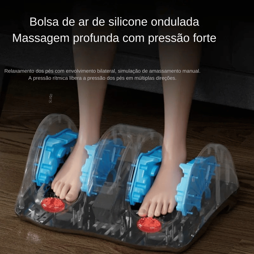 Massageador de Pernas e Pés com Aquecimento