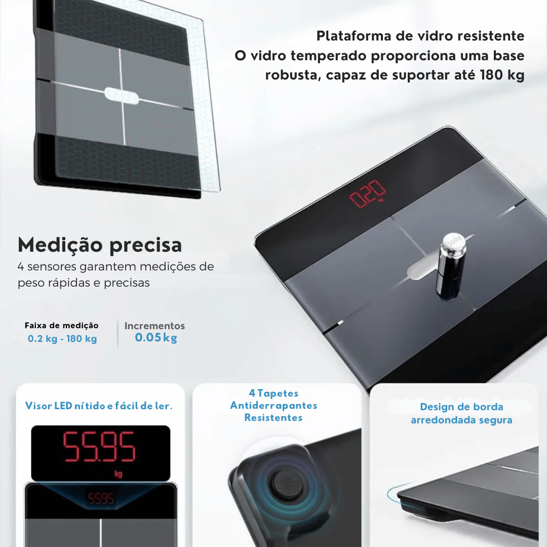 Balança Inteligente de Composição Corporal