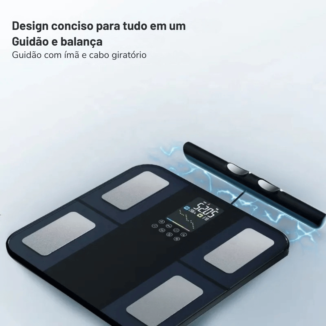 Balança Inteligente de Bioimpedância 8 Eletrodos