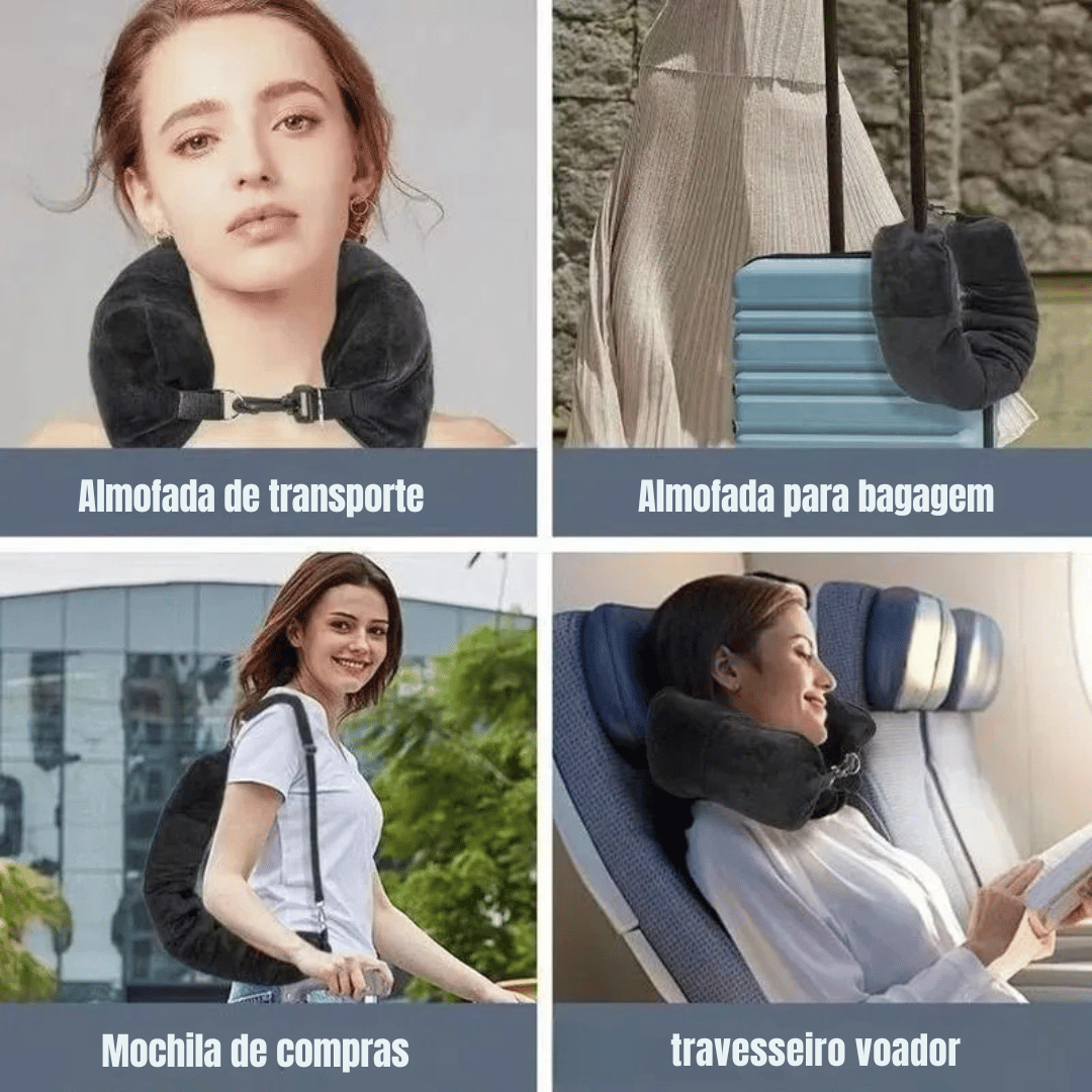 Travesseiro de Viagem Ajustável