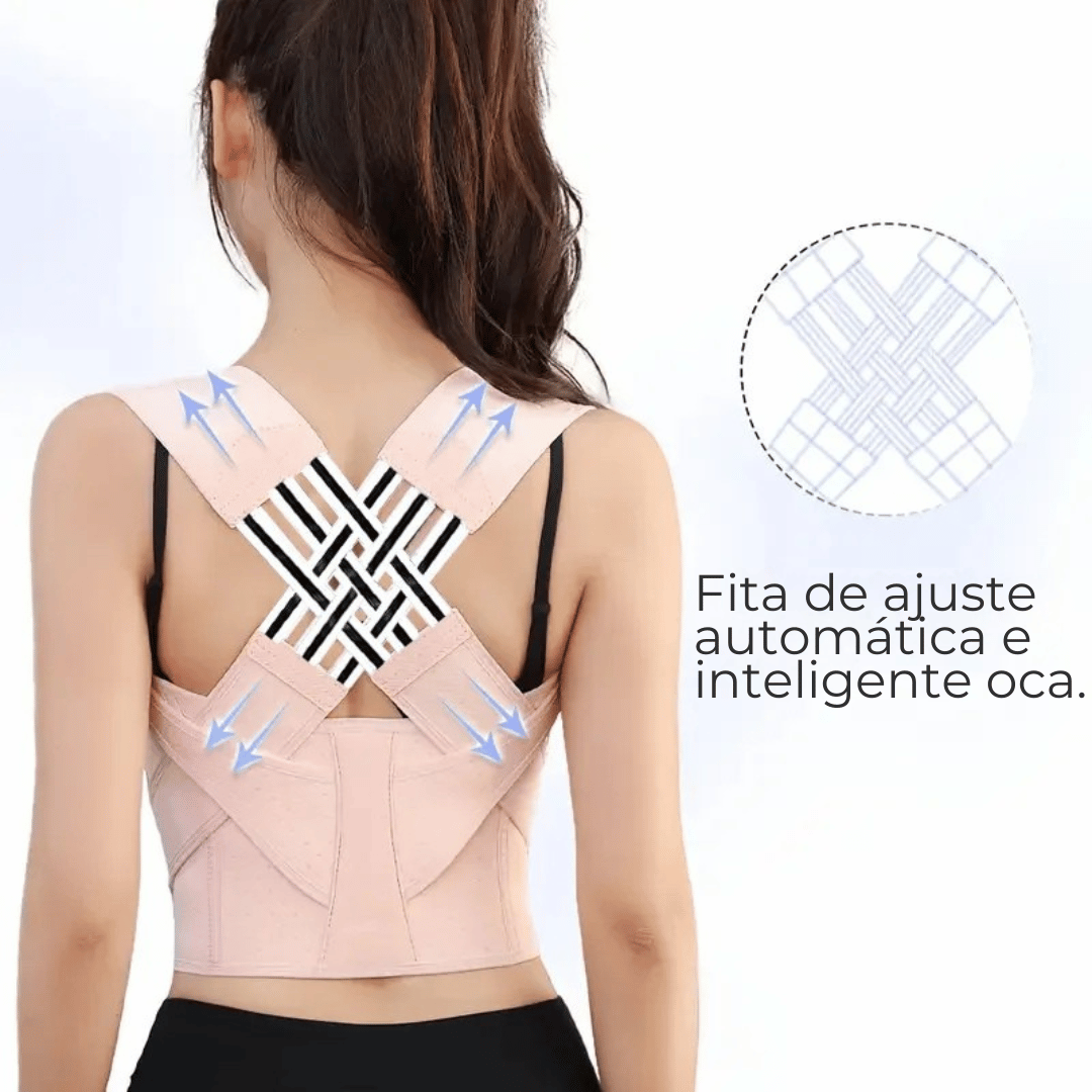 Cinta Corretora de Postura Ajustável