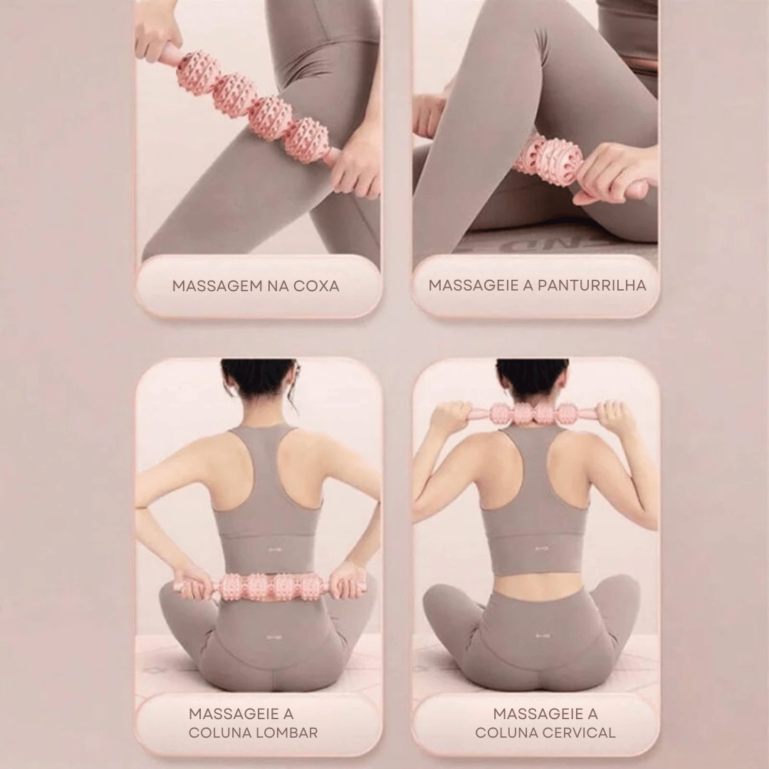 Rolo de Massagem Muscular Portátil