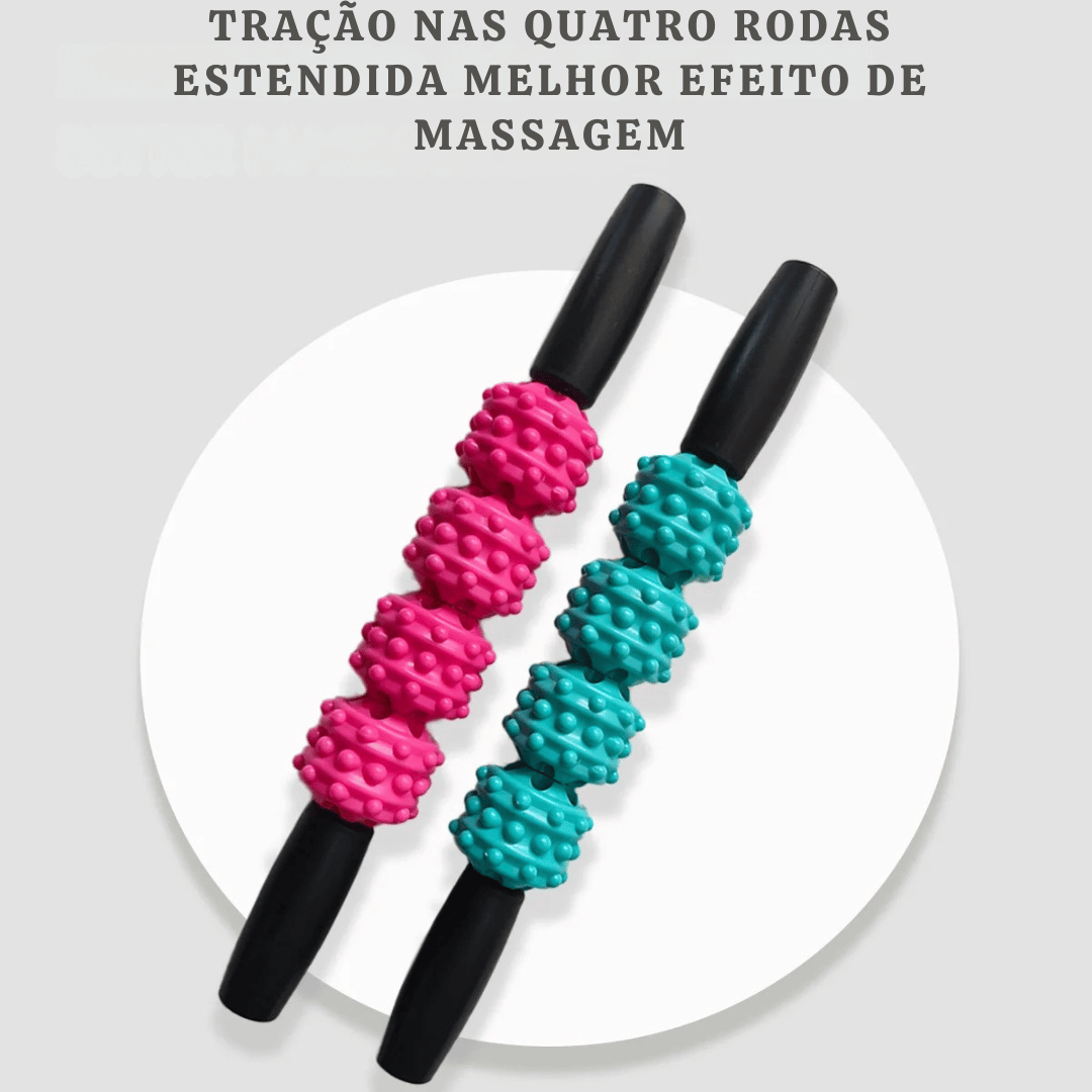 Rolo de Massagem Muscular 4 Rodas