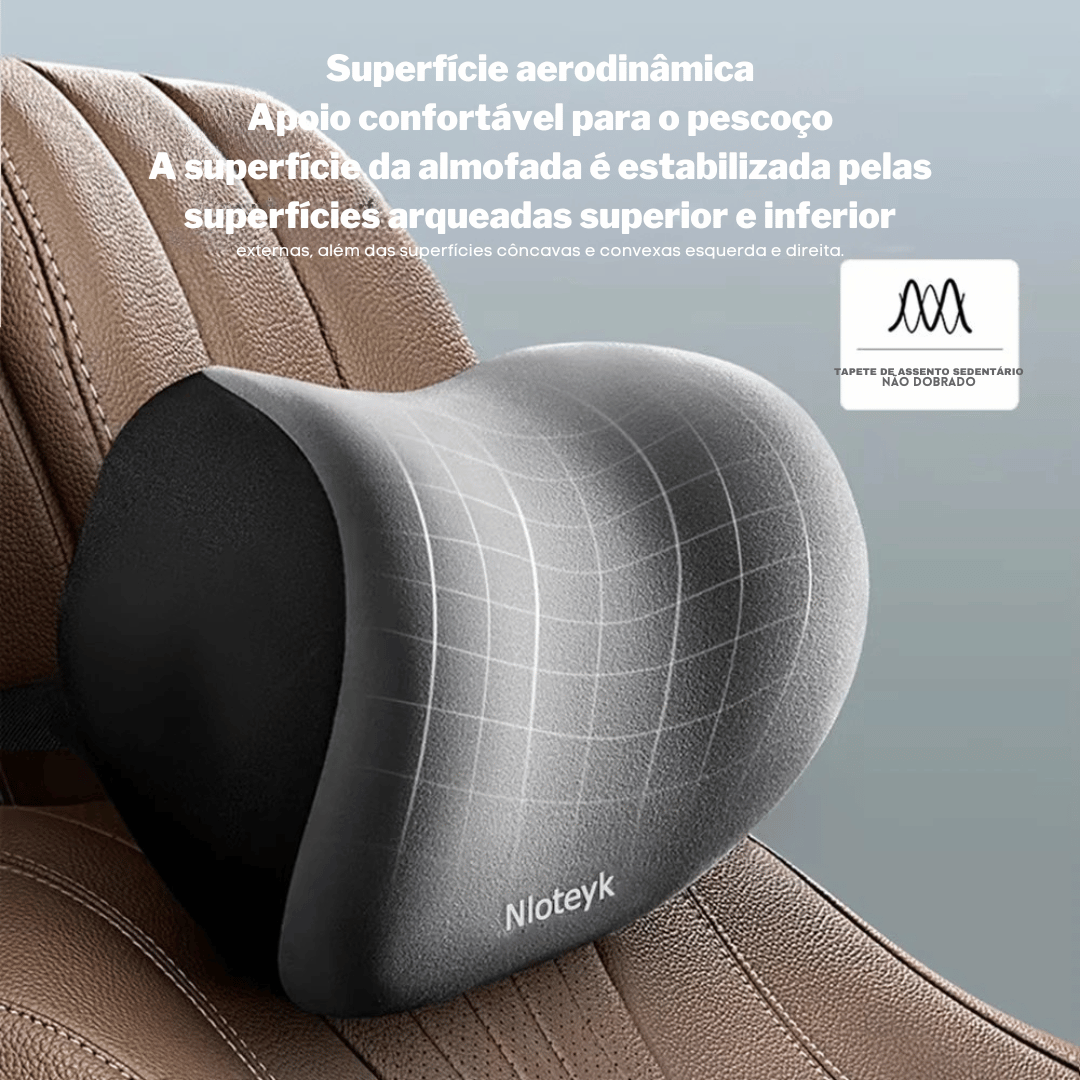 Almofada de Pescoço e Lombar em Espuma de Memória