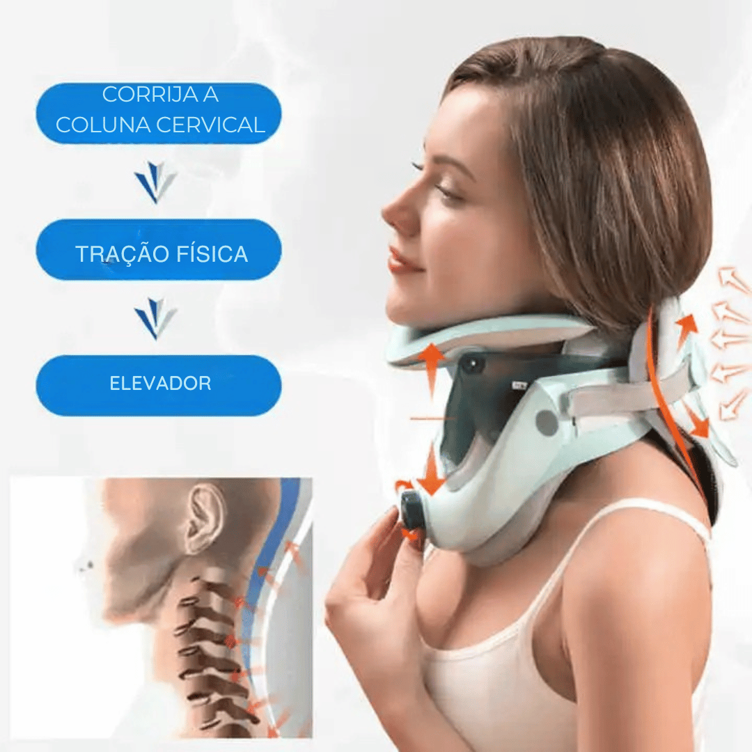 Coleira de Tração Cervical Ajustável