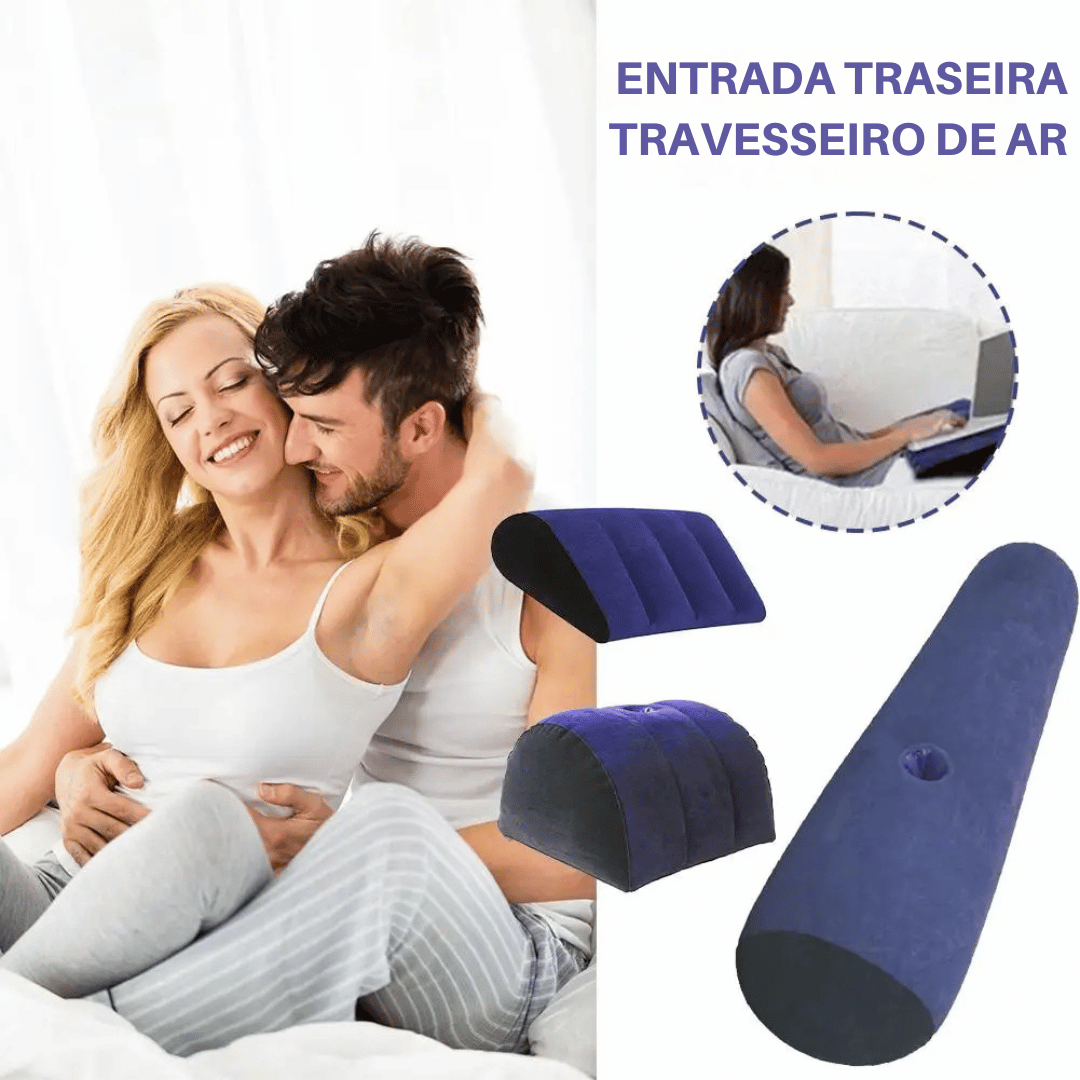 Almofada Inflável de Conforto Ajustável