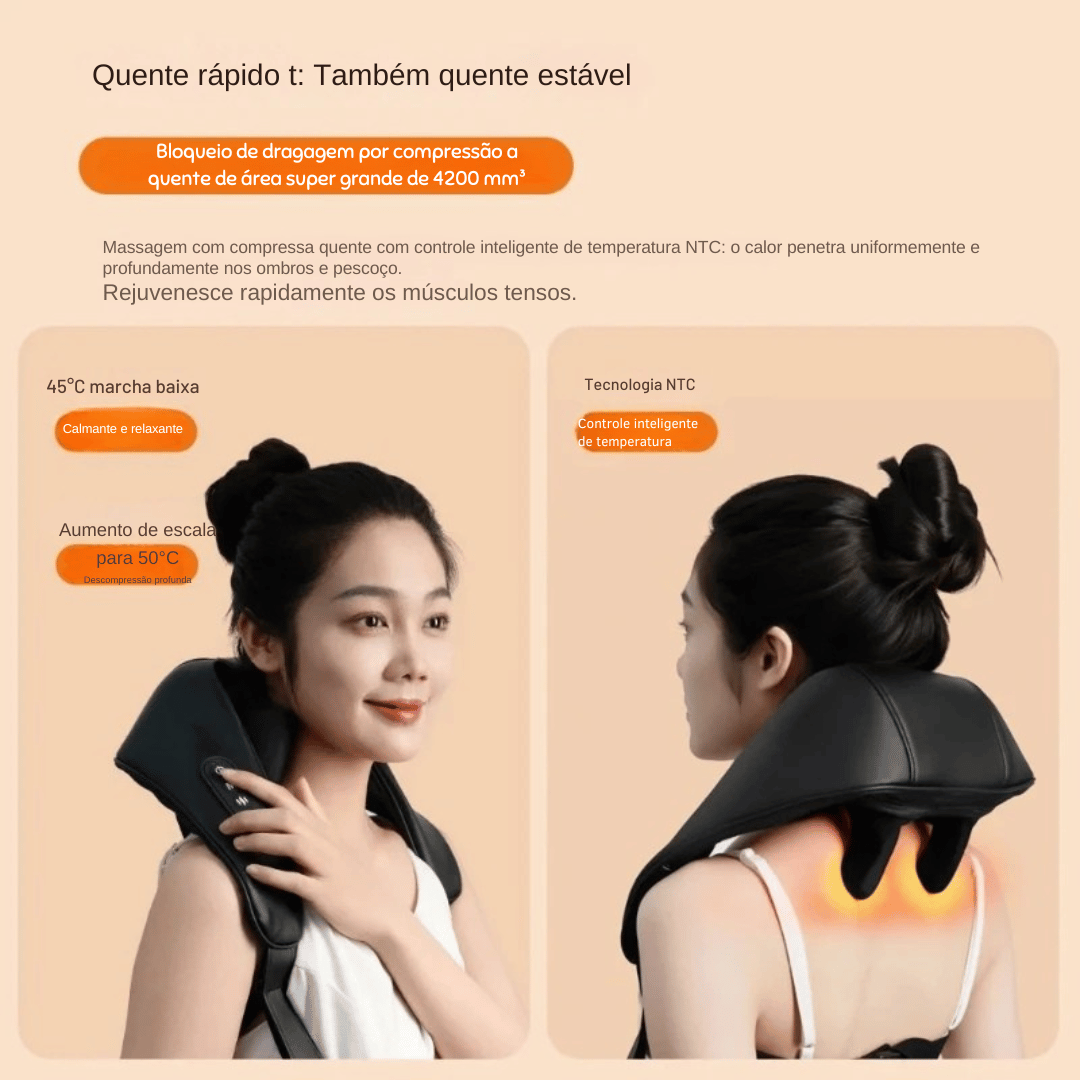 Massageador Multifuncional para Ombro e Pescoço