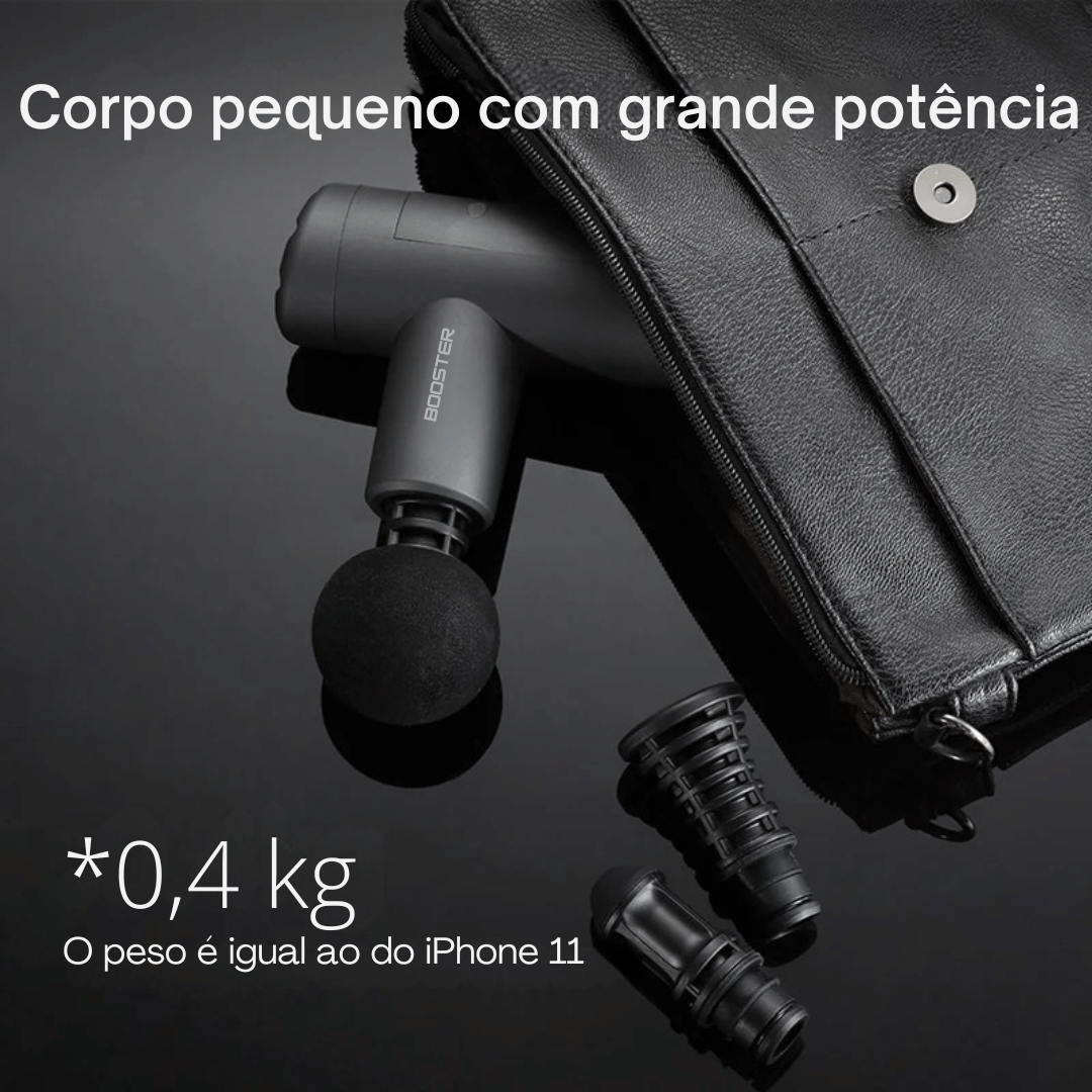 Mini Massageador de Percussão Portátil