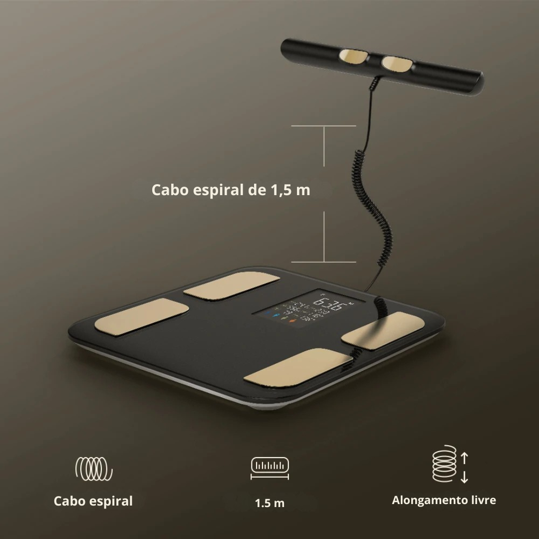 Balança Corporal Digital com Bioimpedância