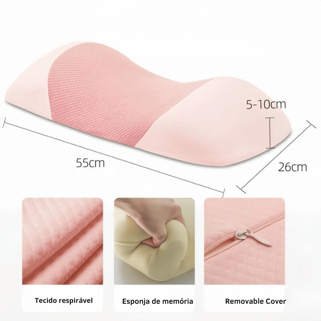 Travesseiro Ergonômico de Espuma de Memória