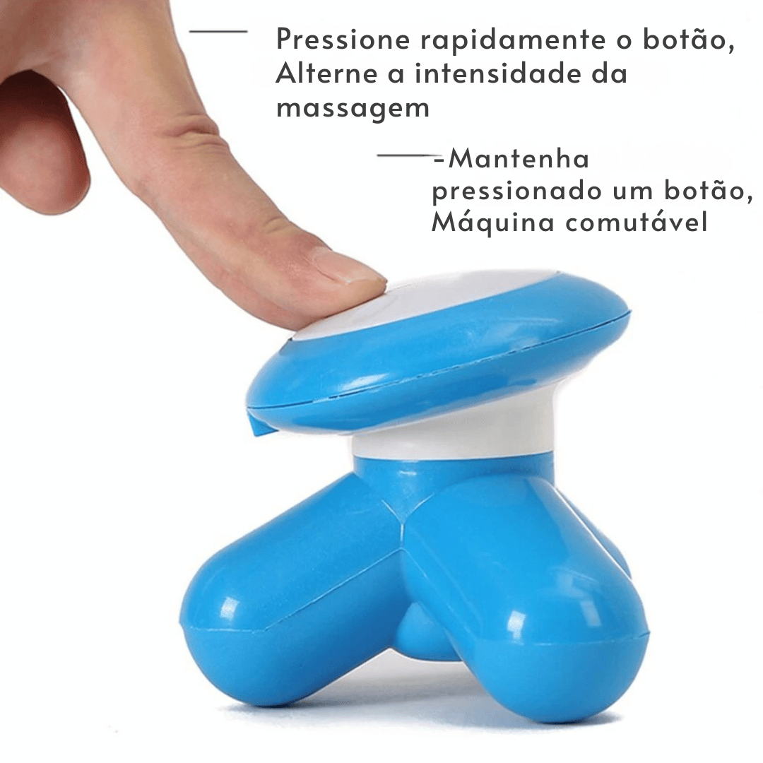 Massageador Portátil Multiuso Vibrante