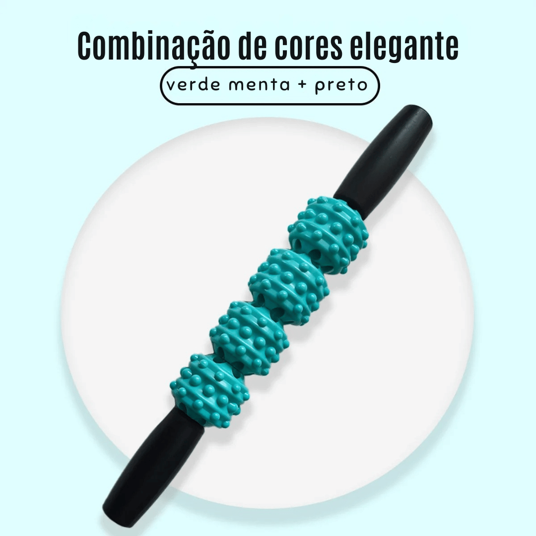 Rolo de Massagem Muscular 4 Rodas