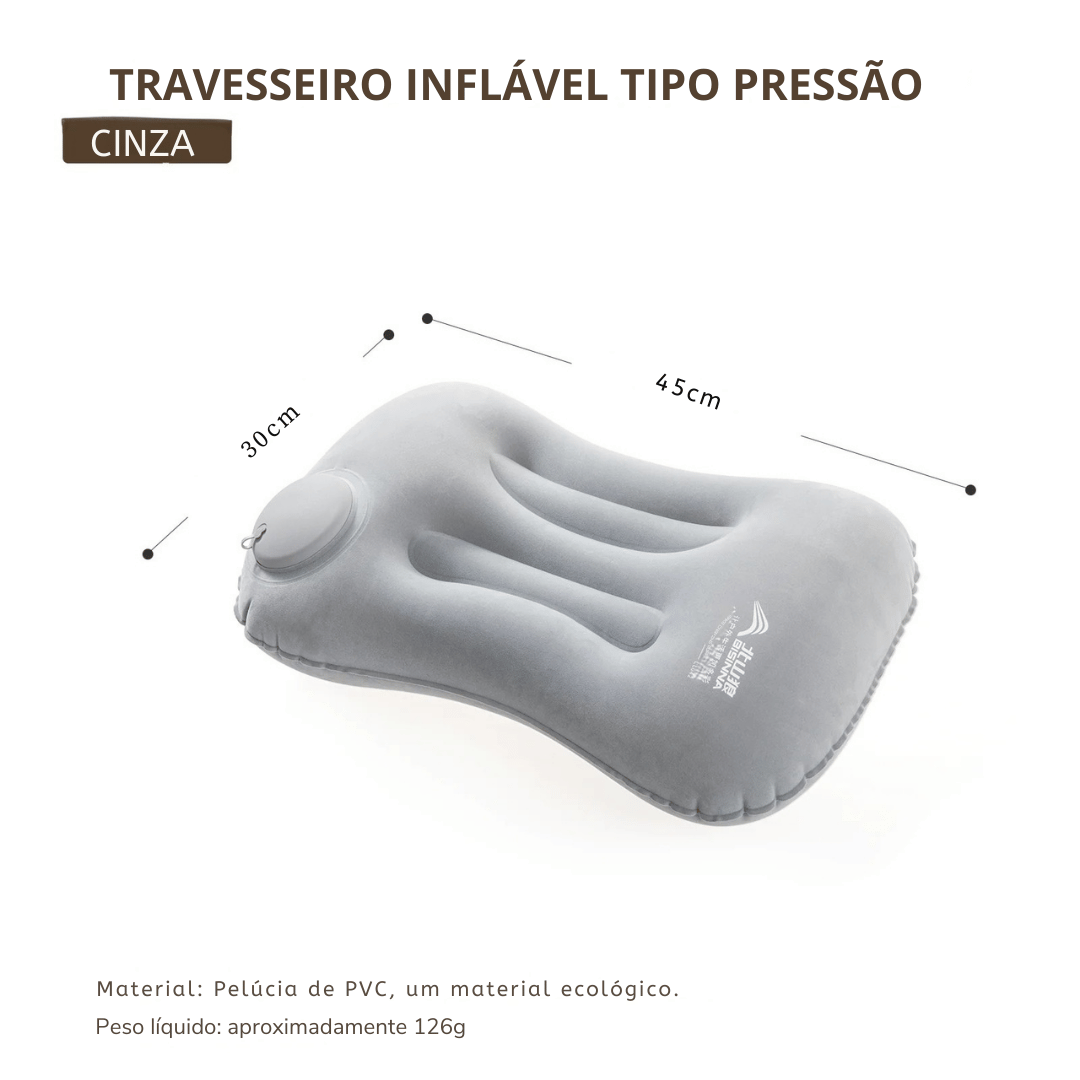 Travesseiro Inflável Portátil Ultralight
