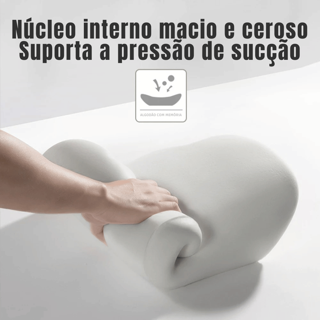 Almofada de Pescoço e Lombar em Espuma de Memória