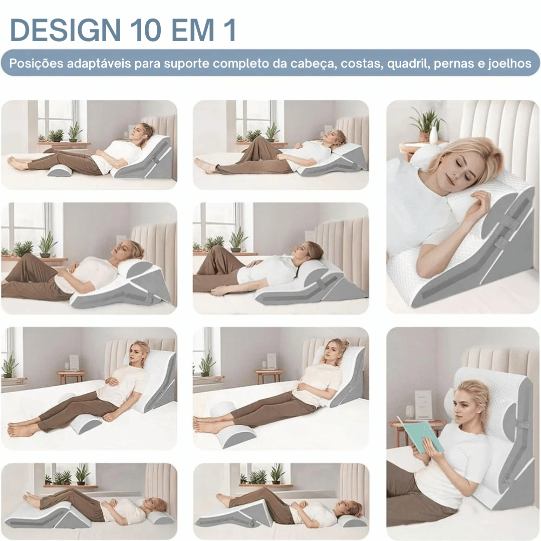 Conjunto de Travesseiros Ajustáveis para Conforto Total