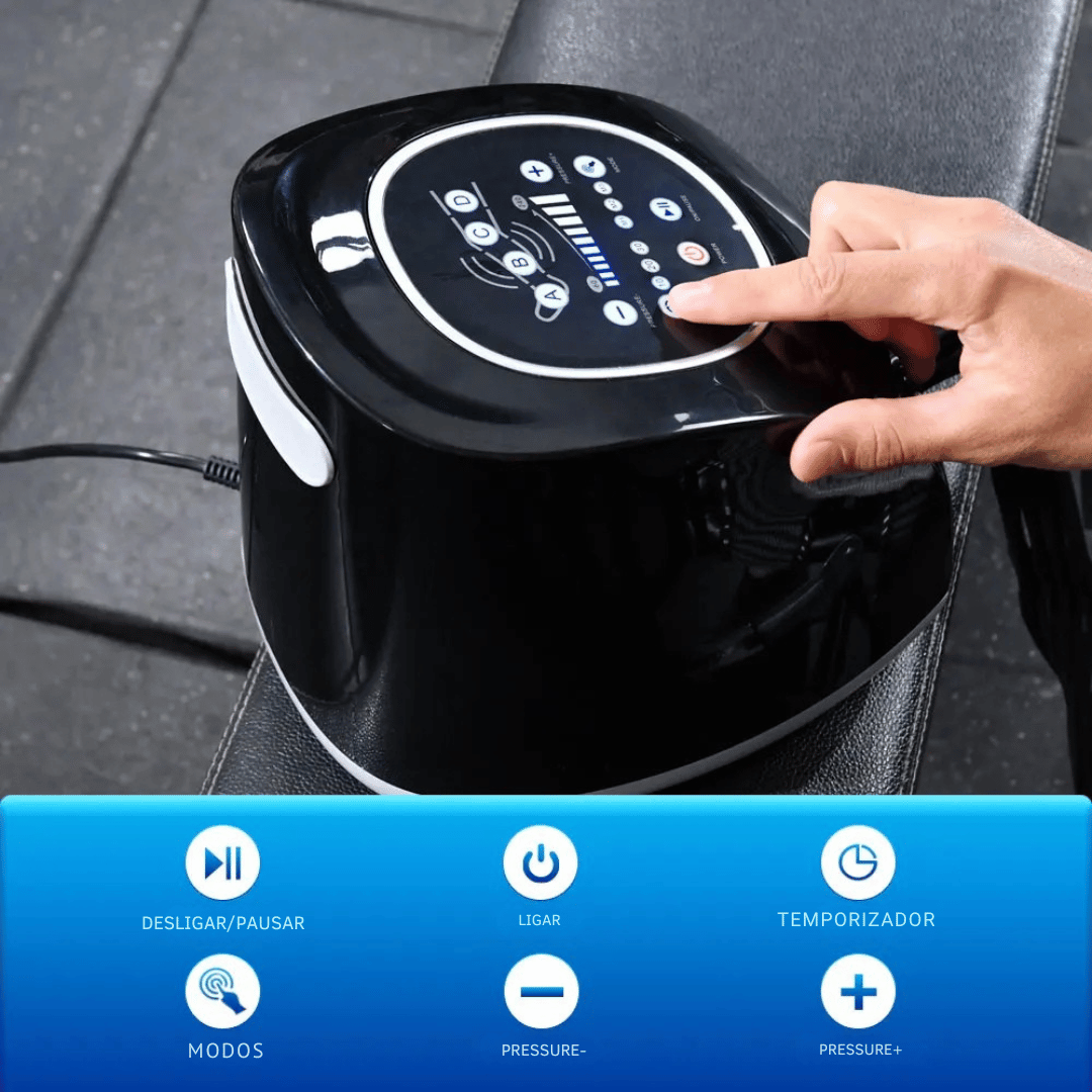 Botas de Compressão Pneumática para Massagem