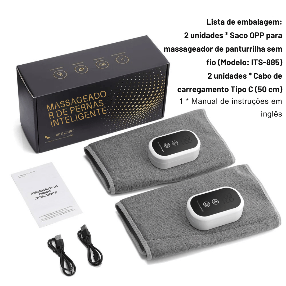 Massageador de Panturrilha Sem Fio 360°