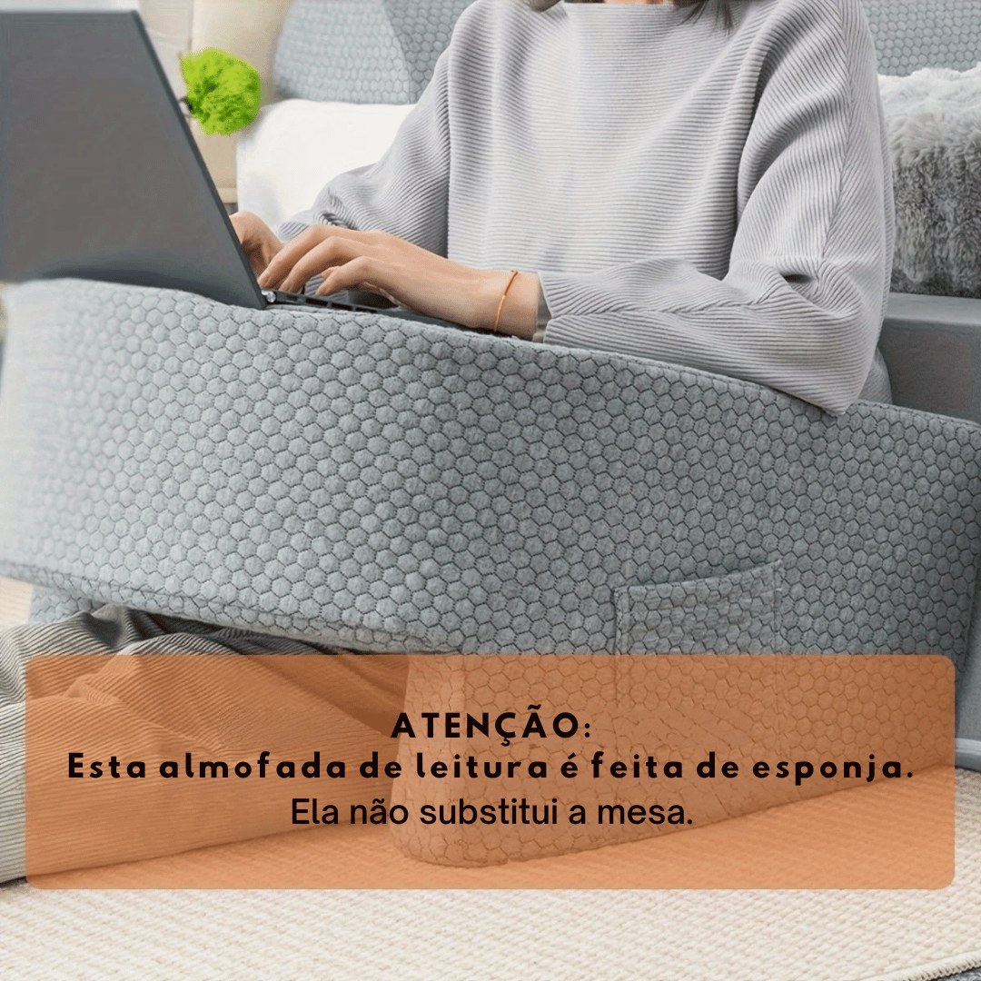 Almofada de Leitura Confortável