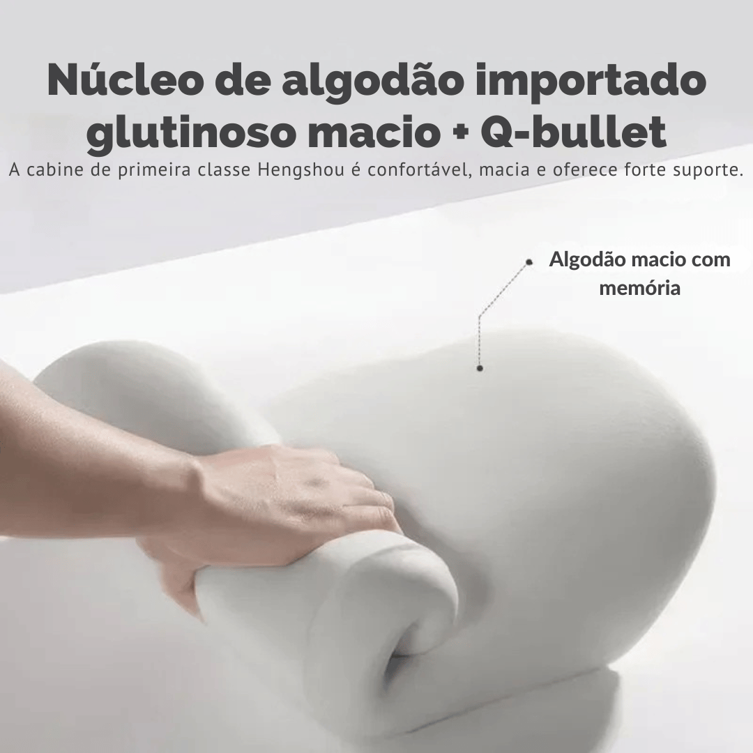 Almofada de Suporte Lombar de Espuma de Memória