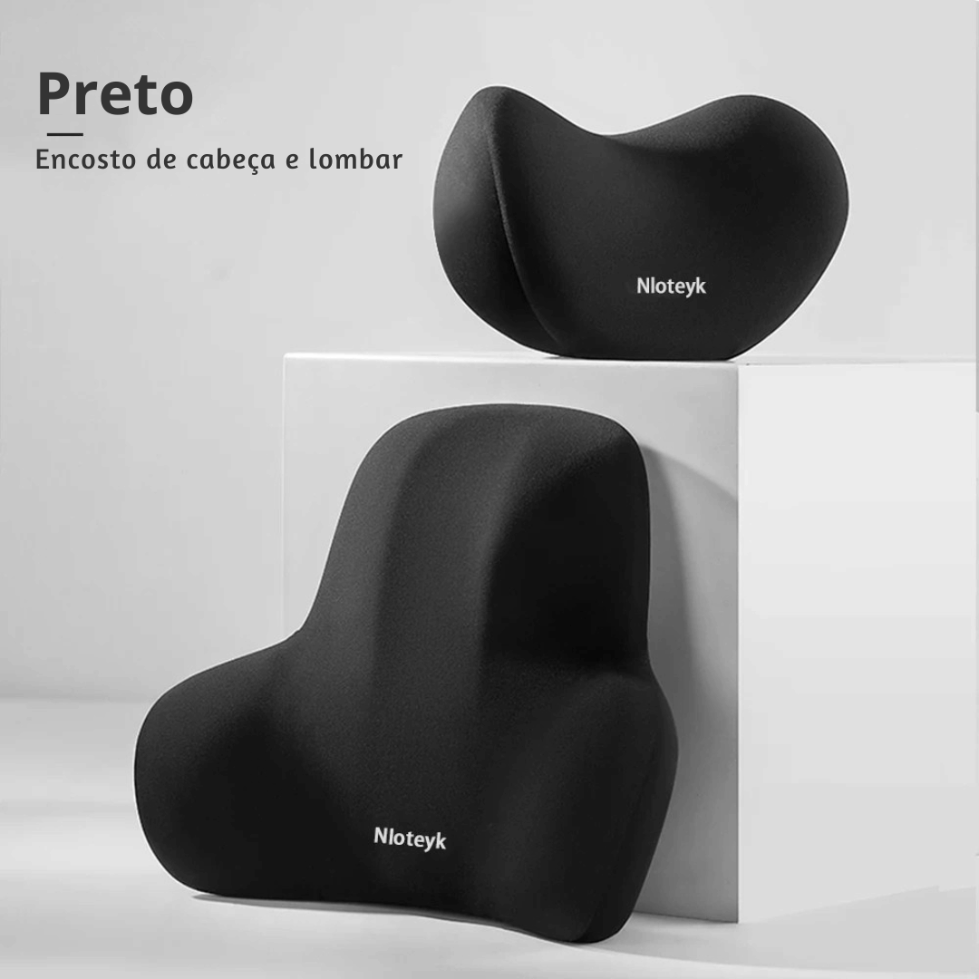 Almofada de Pescoço e Lombar em Espuma de Memória