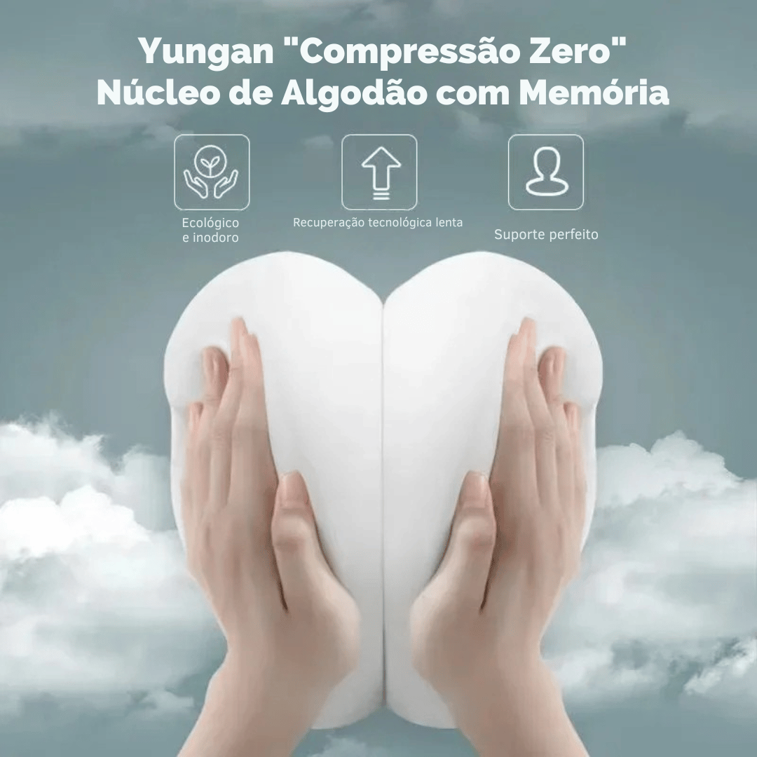 Almofada de Suporte Lombar de Espuma de Memória