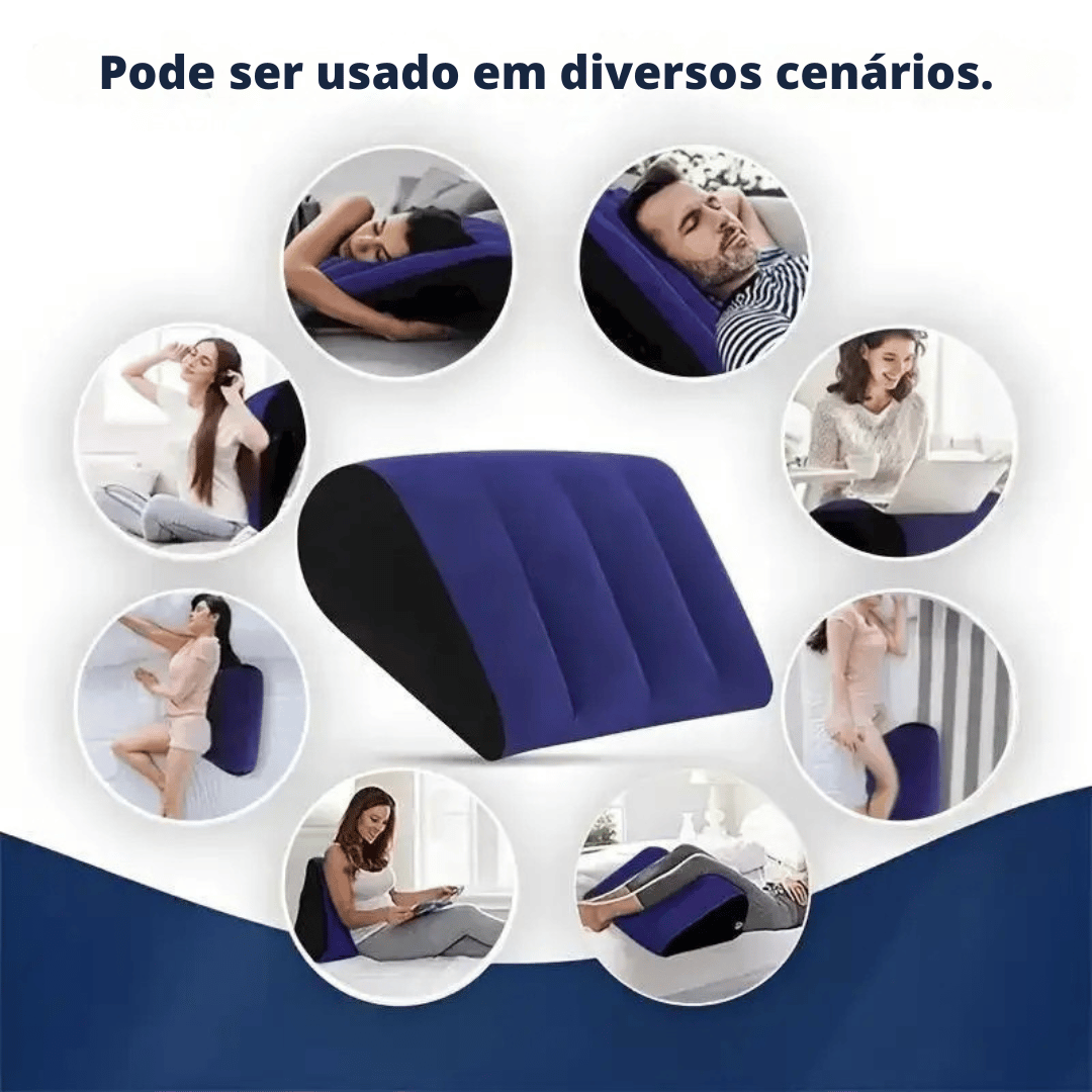 Almofada Inflável de Conforto Ajustável