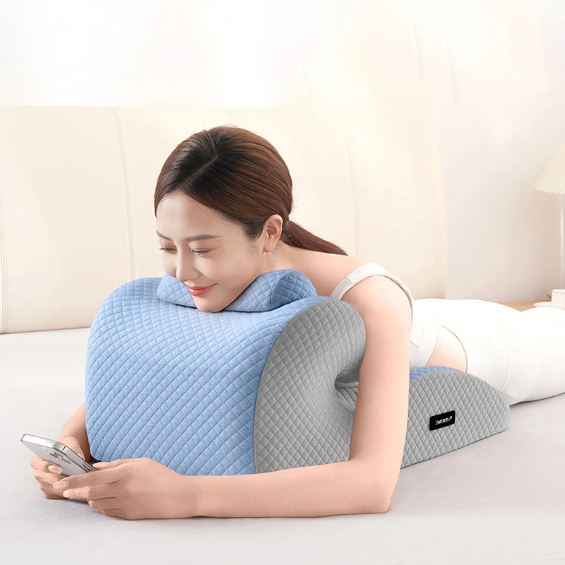 Almofada ergonômica, suporta postura em qualquer posição Almofadas de tração cervical Relaxamento corporal anti ronco, ideal para massagem
