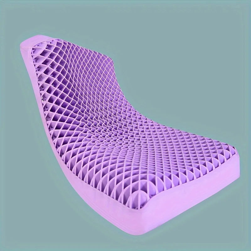Travesseiro de pectina respirável camada de ar travesseiro tpe lavável com água, travesseiro de pescoço cervical de pressão zero látex adulto único travesseiro