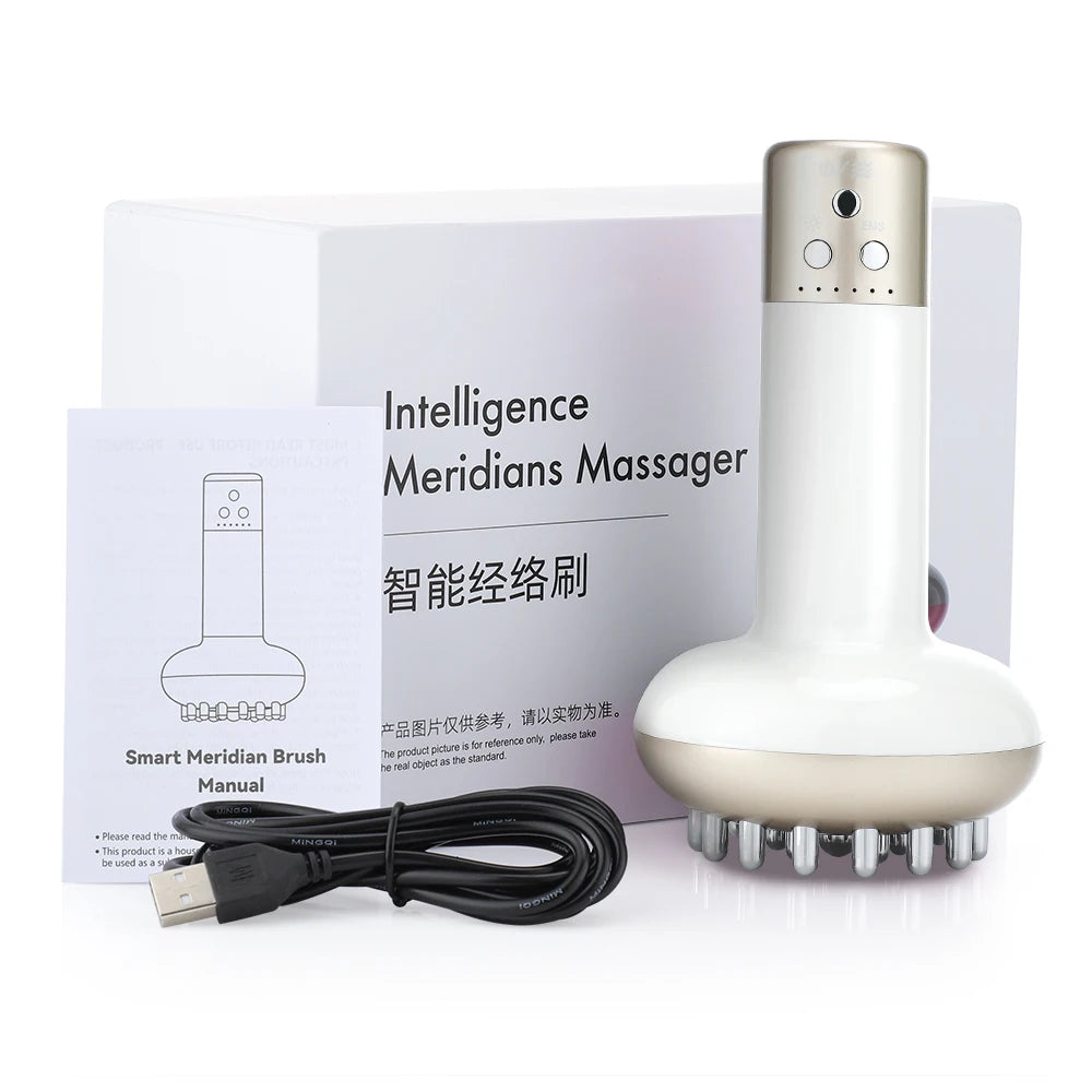 Escova de Massagem Corporal com Microcorrente