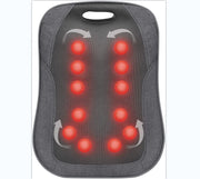 Massageador de costas Shiatsu com almofada de massagem portátil térmica para escritório e uso doméstico