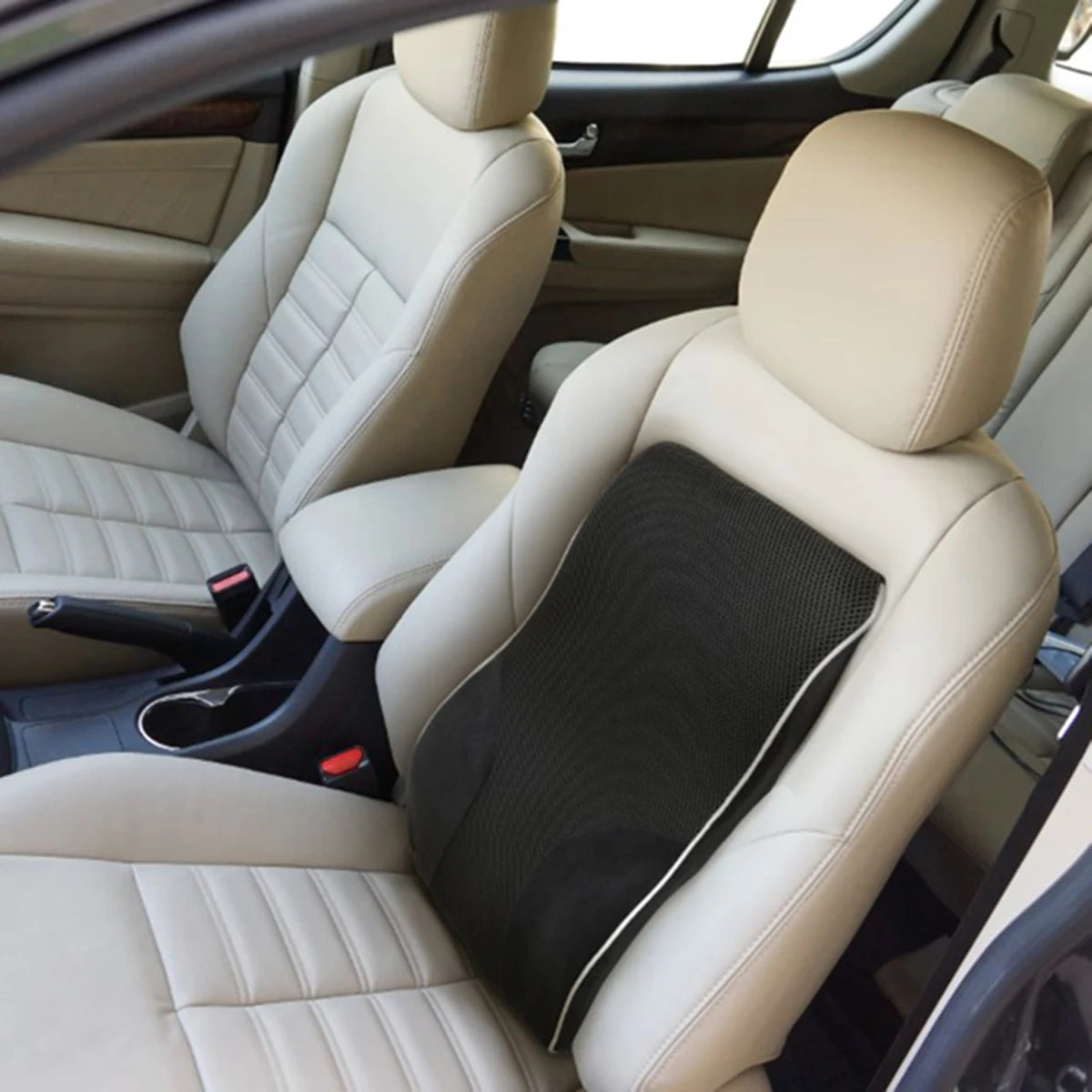 Travesseiro lombar dobrável de espuma de memória ergonômico de recuperação lenta Almofada de apoio para as costas Travesseiro de cintura para carros Cadeira de escritório