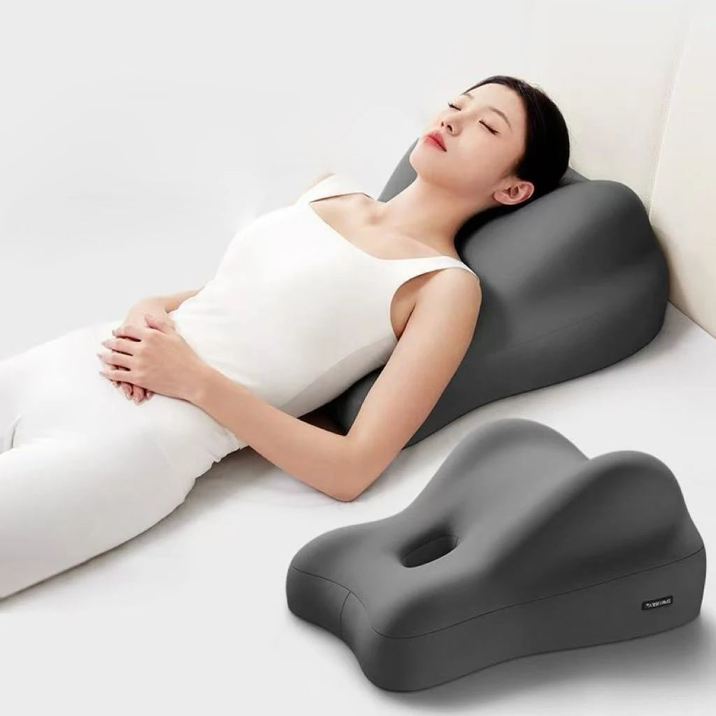 Travesseiro propensa de cunha ergonômica multifuncional, travesseiro de leitura, ideal para quebra de cama, suporte de massagem e alívio da dor nas pernas