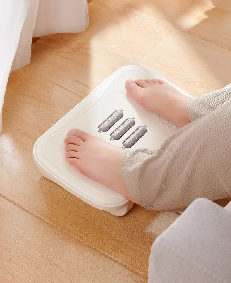 Apoio para os pés de balanço para sob a mesa, ergonômico, descanso para pernas, balancim, banco de pé confortável para mesa, escritório doméstico
