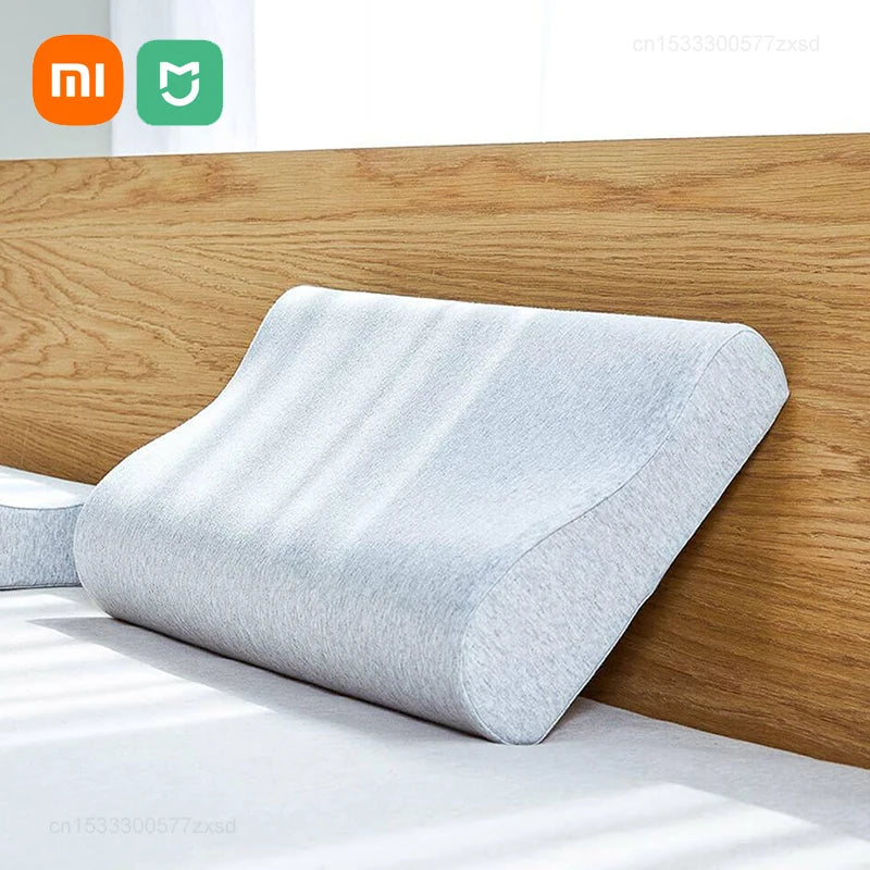 Xiaomi mijia pescoço protegendo travesseiro de espuma de memória recuperação lenta travesseiro de algodão antibacteriano núcleo aliviar vértebra cervical reforço
