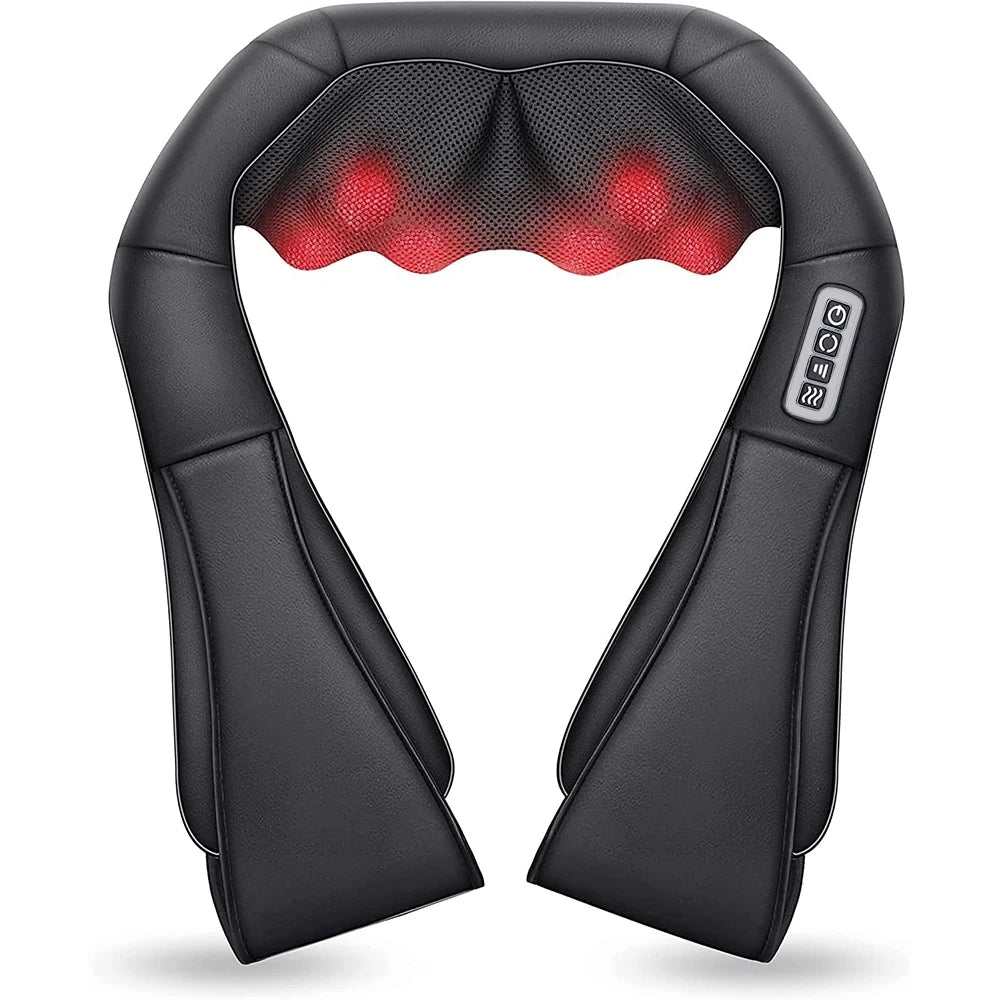 Massageador Shiatsu Aquecido para Pescoço e Ombros