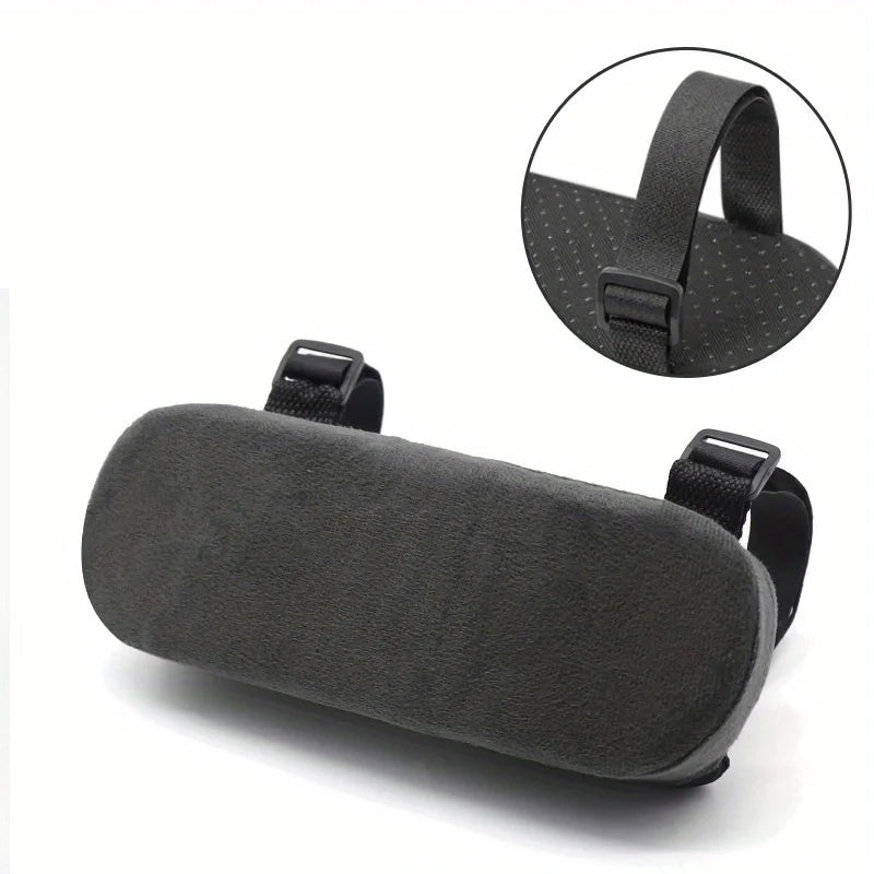Almofadas de apoio de braço de espuma de memória para cadeira de escritório almofada de apoio de cotovelo para alívio de pressão de braço, capas de ajuste universal para cadeiras de mesa