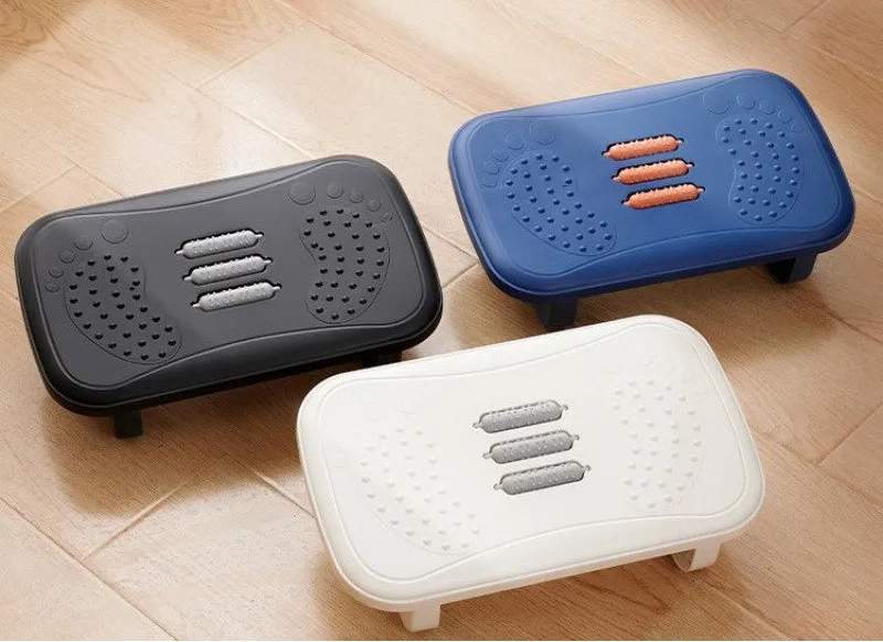 Apoio para os pés de balanço para sob a mesa, ergonômico, descanso para pernas, balancim, banco de pé confortável para mesa, escritório doméstico