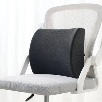 Almofada de cintura recuperação lenta cadeira de carro travesseiro lombar para sentar confortável e macio artefato sedentário escritório memória algodão