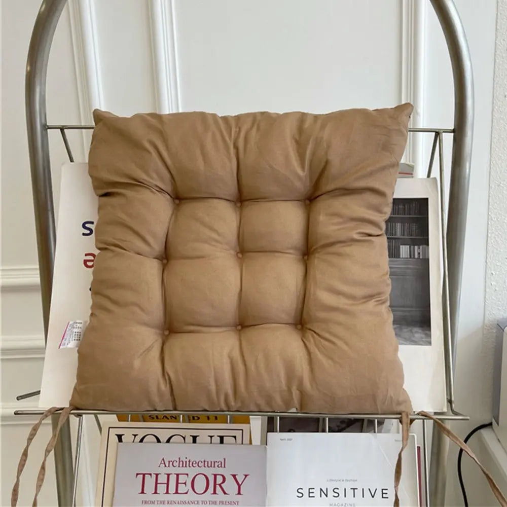 Praça Pérola Linho Almofada Do Assento, Praça Fezes, Encosto Travesseiro, Home Office Computador Cadeira Pad, Tapete de protecção, Nádegas