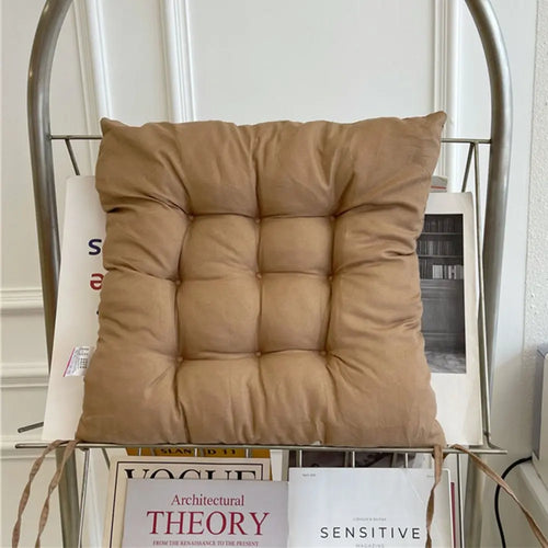 Praça Pérola Linho Almofada Do Assento, Praça Fezes, Encosto Travesseiro, Home Office Computador Cadeira Pad, Tapete de protecção, Nádegas