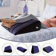 1 pçs multifuncional inflável cunha travesseiro sofá posição almofada apoio travesseiro de ar travesseiro triangular noite cama jogo almofada