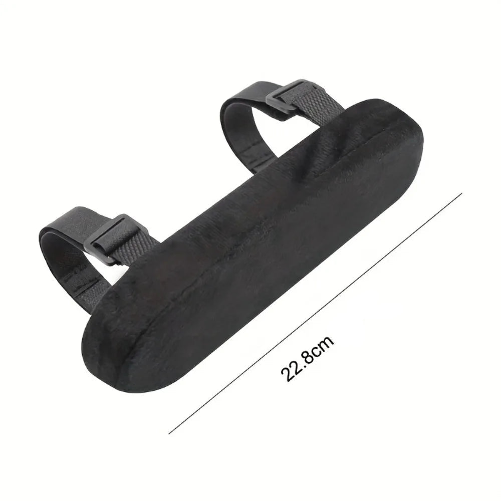 Almofadas de apoio de braço de espuma de memória para cadeira de escritório almofada de apoio de cotovelo para alívio de pressão de braço, capas de ajuste universal para cadeiras de mesa