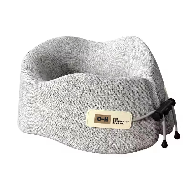 Travesseiro em forma de u de espuma de memória, suporte para pescoço de viagem, travesseiro para dormir, descanso de ombro, almofada em u, travesseiro de pescoço para viagem em avião