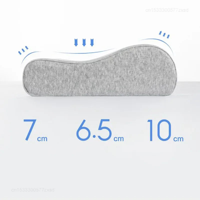 Xiaomi mijia pescoço protegendo travesseiro de espuma de memória recuperação lenta travesseiro de algodão antibacteriano núcleo aliviar vértebra cervical reforço
