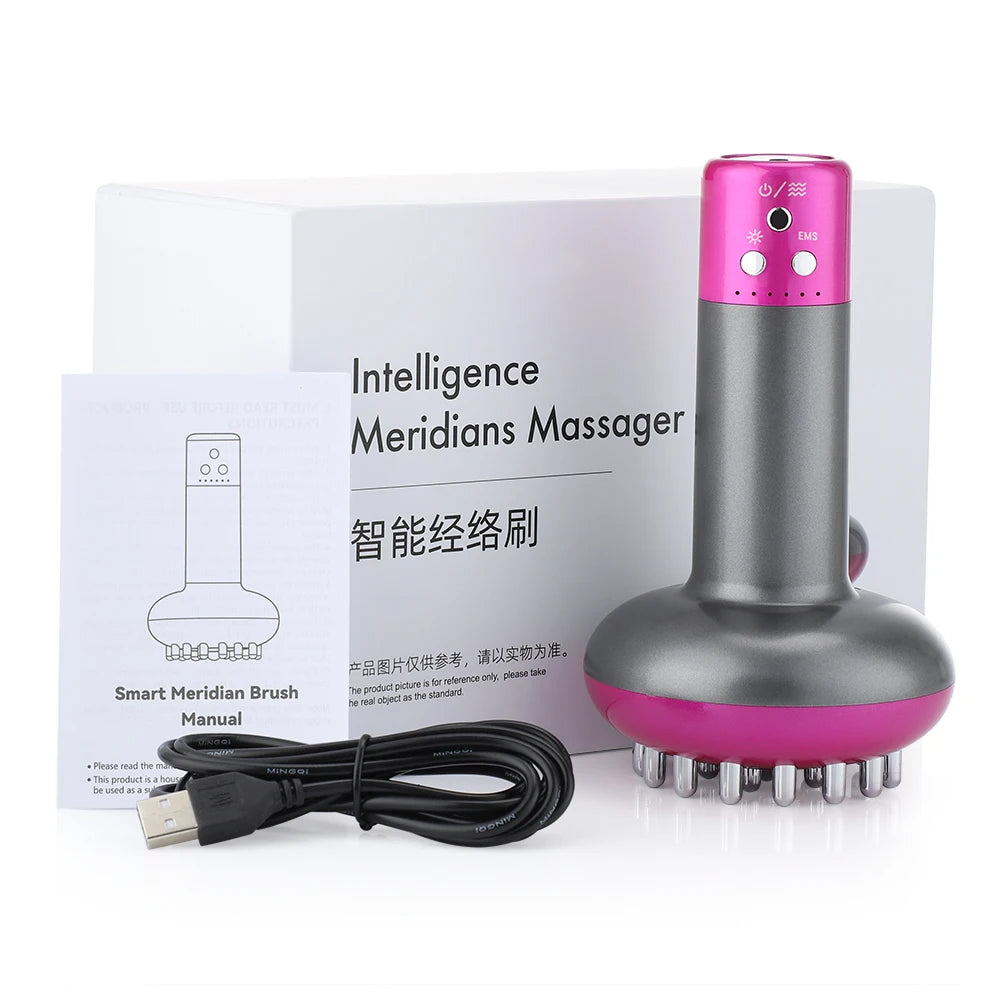 Escova de Massagem Corporal com Microcorrente