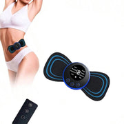 Mini controle remoto de remendo de coluna cervical e massageador portátil com remendos para massagem corporal completa com ajuste multimodo